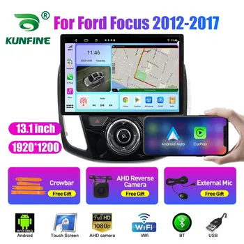 13,1-инчов Автомобилен Радиоприемник За Ford Focus 2012 2013 2014-17 Кола DVD GPS Навигация Стерео Carplay 2 Din Централна Мултимедиен Android Auto