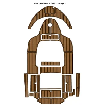 2022 Издаване 295 Подложка за пилотската кабина лодки от EVA пяна тиково дърво, самоклеящийся подложка за настилката на палубата