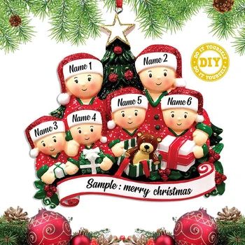 2024 Нова Година, Лична Семейна Коледна елха, Подарък за деца, Окачен Украшение, Окачване