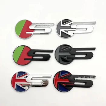 3D Метални Букви на Лого S Заден Багажник на Колата Емблема на Багажника на Иконата на Стикер За Jaguar S Type XF X250UK Флаг S Стикер Аксесоари