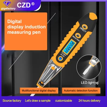 Led индукционная дръжка, висока инжекция електрическа тест писалка за електротехници, интелигентен многофункционален цифров тест.