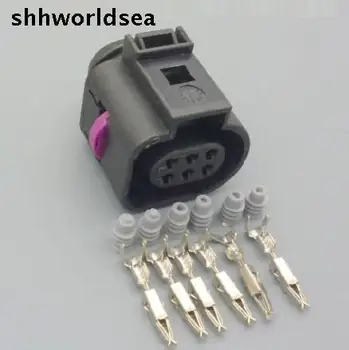 shhworldsea 5 комплекта разъемных клеммных заключения 1,5 мм 1J0 973 713 1J0973713 обществен електронен сензор за положение