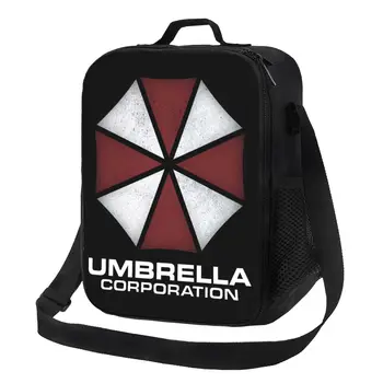 Vintage Umbrella Corporations Corp Преносими Обяд-апарати Охладител за видео игри Термоизолированная чанта за обяд ученик