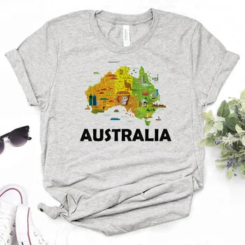 Австралия тениска дамски harajuku тениска за момичета забавно градинска облекло 2000-те