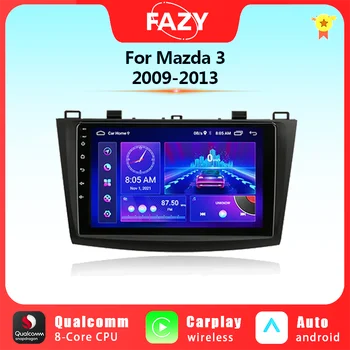 Авто мултимедиен плейър с 2 Din Android 12 за Mazda 3 2009-2013 Безжичен Carplay Стерео GPS навигационни системи, Аудио и Видео главното устройство
