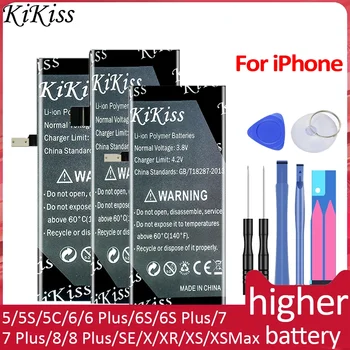 Батерия за мобилен телефон за iPhone 6S 6 7 8 Plus 5S 5 SE 6plus 7plus 8plus, разменени батерия