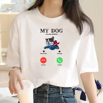 Висококачествена дамска тениска с изображение 