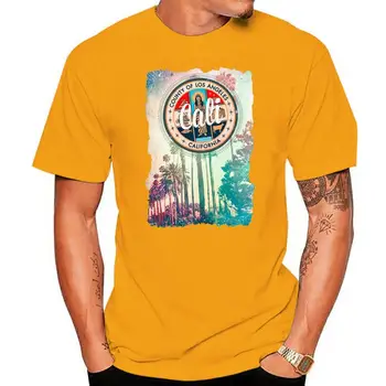 Дизайнерска тениска California Los Angeles за пътуване, благородна женска тениска унисекс по-голям размер и цвят