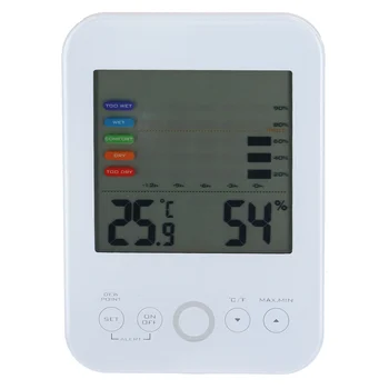 Измерване на температура, записване на данни, влагомер за измерване в реално време за помещения