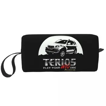 Изработена по поръчка чанта за тоалетни принадлежности Terios за жени, козметичен органайзер за грим, кутия за съхранение на козметика Dopp Box Kit