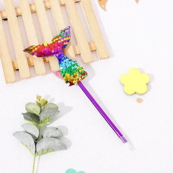 Креативна химикалка химикалка-русалка, пешеходни химикалки, Канцеларски материали на принцеса Прекрасна маркови english удобства за ученици Kawaii