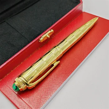 Луксозни химикалки MOM CT Сини Сменяеми консумативи, Подаръчни канцеларски материали Злато, Сребро Дизайн обърнати с триъгълна форма