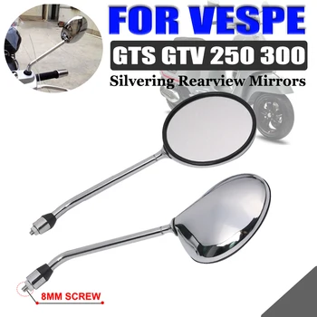 Монтаж на Огледала за обратно виждане За Мотоциклети Moto Странични Огледала Sprint Огледала За VESPA GTS300 GTV300 GTS GTV 250 300 до 2018 г.