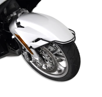 Монтиране на стена крило на мотоциклет, защитна броня с противоударной лента за Honda Gold Wing 1800 GL1800 F6B 2018-2023 Черен