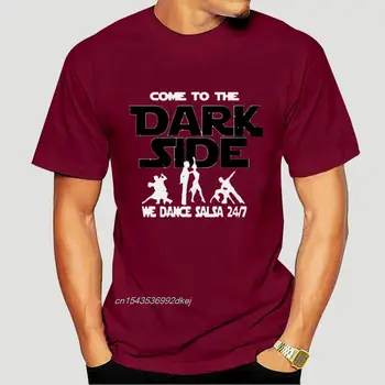 Мъжка тениска С къс ръкав За танци Салса, Тениска Come To The Dark Side, Класическа тениска, Потник, Дамски тениска 0451D