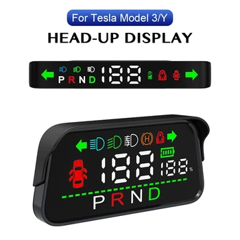 Набор от цифрови сигнални за Tesla Model 3 Y 2016-2023 Led монитор спиране вратата на предаване на автомобила Централен дисплей за измерване на скоростта на HUD