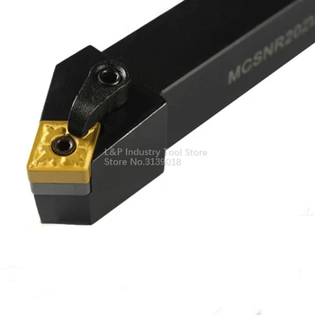 Нов Висококачествен 45-Градусов държачът MCSNR2525M12 MCSNL2525M12 Цилиндричен Външен Държач на инструмента, Не включващ Ножче