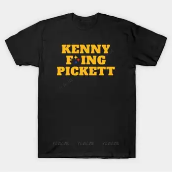 Нов модерен марка teeshirt памучен тениска Kenny Pickett мъжка Тениска негабаритная с къс ръкав в черен топ унисекс ежедневни тениска