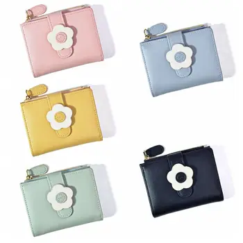 Нов студентски чантата с цветен цип за момичета с голям капацитет, мултифункционален, модерен портфейл за монети, преносима чанта за банкови карти