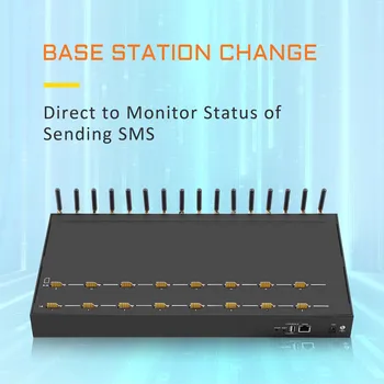 Нов фабрично директен Multi SIMS 2G 16-Канален SMS gateway GSM Модем с 16 Порта на SMS-модем, за бизнеса, за приемане и масивен администрацията на sms