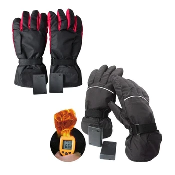 Ръкавици с топъл, зареждащи се от електрическата батерия, ръкавици с топъл за мъже и жени, топли зимни ръкавици за ски, лов