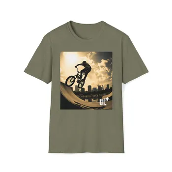 Тениска в стил унисекс за градския живот, BMX Softstyle
