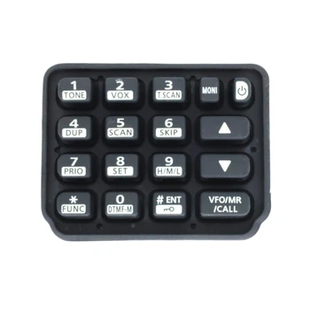 Функционален бутон гумена клавиатура за аксесоари за радиостанции IC-V80, двупосочен клавиатура E65C