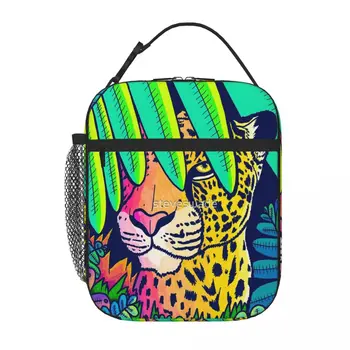 Чанта за обяд Jungle Леопард, обяд-бокс за деца, детска чанта за обяд