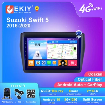 ЭКИЙ радиото в автомобила на Android за Suzuki Swift 2016-2020 Мултимедиен плейър Главното устройство Carplay Навигация Android Auto Без 2Din DVD